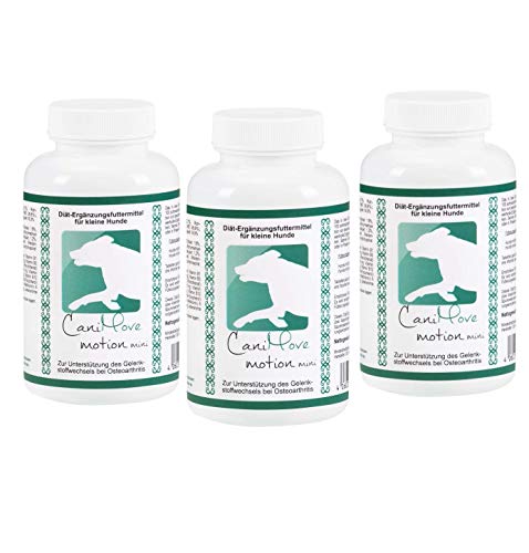 3 Dosen CaniMove Motion mini: Das Sparpaket mit 300 Tabletten. Mit Glucosamin, MSM, Hyaluronsäure und mehr von CaniMove