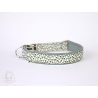 Hundehalsband Mit Namen - Personalisiert Telefonnummer Verstellbares Halsband Grünes Hunde von Caniclix