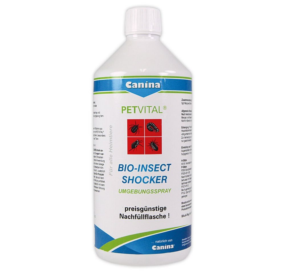 Canina pharma GmbH Insektenvernichtungsmittel Bio Insect Shocker - Ungeziefer-Umgebungsspray, 1000 ml, 1-St., Biologisches Ungeziefer Umgebungsspray von Canina pharma GmbH