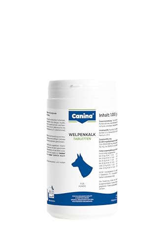 Canina Welpenkalk Tabletten, 1er Pack (1 x 1 kg) von Canina