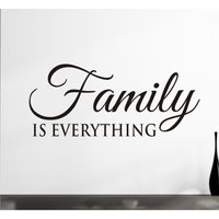 Familie Ist Alles Vinyl Aufkleber - Abnehmbare Zitat Wandtattoo Familie Ist Alles Vinyl Aufkleber - Abnehmbare Zitat Wandtattoo von CanoDesigns