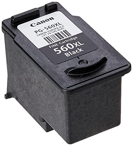 Canon Originaltinte PG-560XL, Größe XL, Schwarz, Plastikverpackung (alte Version) von Canon