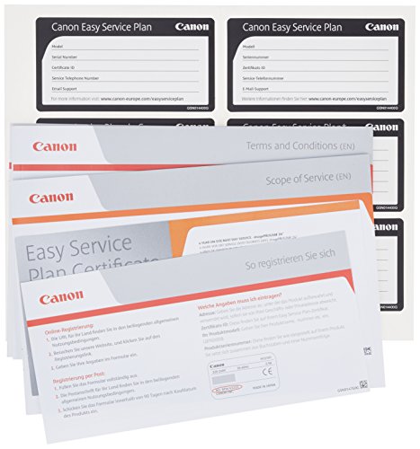 CANON Easy Service Plan 4 Jahre Vor Ort Service 60,96cm 24Zoll iPF605/610/670/680/685 Next Business Day von Canon