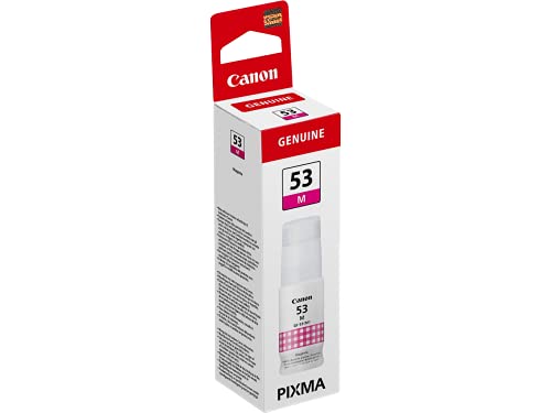 Canon GI-53 M Tinte Magenta Druckertinte 60ml hohe Reichweite für PIXMA Tintenstrahldrucker ORIGINAL von Canon