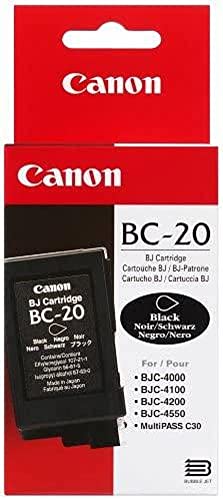 Canon BC-20 BK Schwarzdruckkopf (Tintenpatrtone), 44ml von Canon