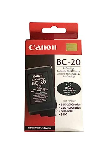 Canon BC-20Bk Blister Security Druckkopf schwarz 900 Seiten BJC-2x00/4xx0/5x00 Canon BC-20Bk Blister Security Druckkopf schwarz 900 Seiten BJC-2x00/4xx0/5x00 von Canon