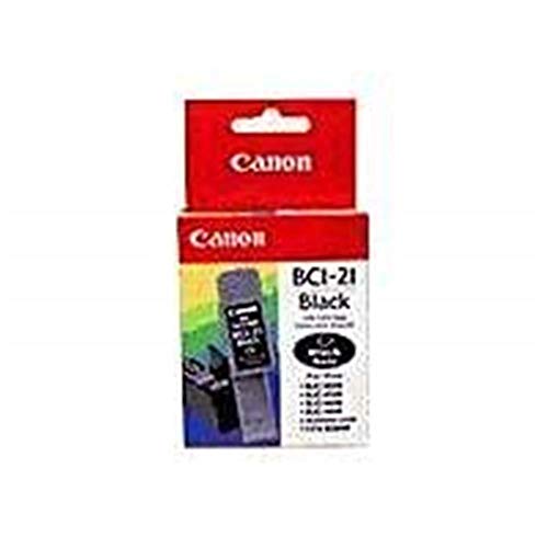 Canon 0954A002 BCI-21 Tintenpatrone schwarz Standardkapazität 9ml 1er-Pack Canon 0954A002 BCI-21 Tintenpatrone schwarz Standardkapazität 9ml 1er-Pack von Canon