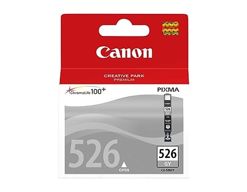 Canon CLI-526 GY grau Tintenpatrone – Tintenpatronen (grau, Pixma iX6550, Tintenstrahldrucker, Birne, 15 – 90%,-20 – 60 °C) von Canon