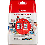 Canon CLI-581XL Original Tintenpatrone 2052C004 Schwarz, Cyan, Magenta, Gelb 4 Stück Multipack von Canon