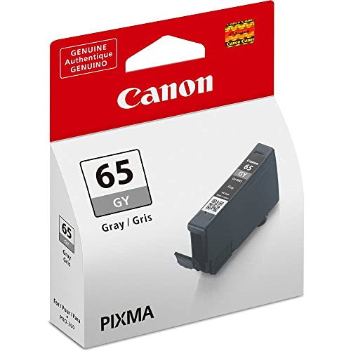 Canon CLI-65 GY Tinte grau, 12,6 ml Druckertinte für PIXMA Tintenstrahldrucker ORIGINAL von Canon