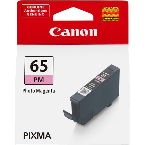 Canon CLI-65 PM Tinte Foto Magenta, 12,6 ml Druckertinte für PIXMA Tintenstrahldrucker ORIGINAL von Canon