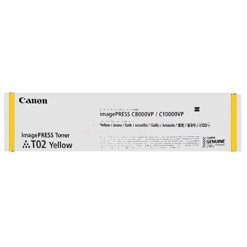 Canon Original Canon 8532B001 / T02, Premium Drucker-Kartusche, Gelb, 43000 Seiten von Canon