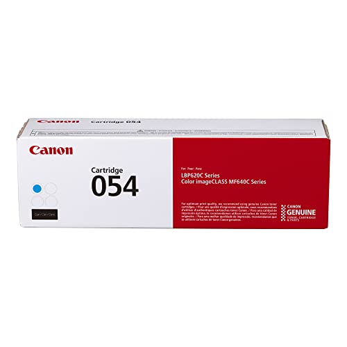 Canon Original Toner, Cartridge 054 Cyan (3023C001) 1 Pack für Canon Color imageCLASS MF641Cdw, MF642Cdw, MF644Cdw, LBP622Cdw Laserdrucker Standard von Canon