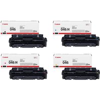 Canon Original Toner 046H 4er-Set schwarz, cyan, magenta, gelb hohe Ergiebigkeit (OP1254C002) von Canon