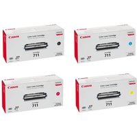 Canon Original Toner 711 4er-Set schwarz, cyan, magenta, gelb (OP1660B002) von Canon