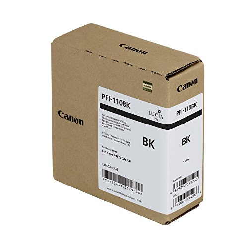 Canon PFI110BK passend für IPF2000 Tinte schwarz 2364C001 160ml von Canon