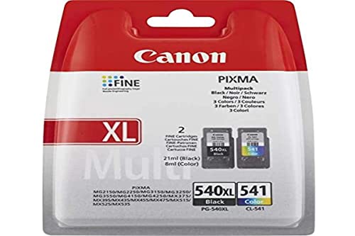Canon PG-540XL Black & CL-541 Colour Ink Cartridge Bundle Pack von Canon