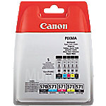 Canon PGI-570/CLI-571 Original Tintenpatrone 0372C004 Schwarz, cyan, magenta, gelb 5 Stück Multipack von Canon