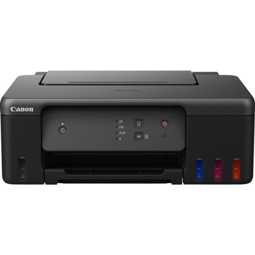 Canon PIXMA G1530 MegaTank Drucker Große nachfüllbare Tintenbehälter DIN A4 (Farbtintenstrahldrucker, USB), schwarz/grau von Canon