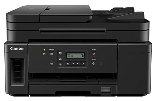 Canon PIXMA GM4050 MegaTank Drucker nachfüllbar Tintenstrahl S/W Multifunktionsgerät DIN A4 (schwarzweiß Drucker, Scanner,Kopierer, WLAN, USB, LAN, Duplex, gr. Tank, niedrige Kosten/Seite) schwarz von Canon