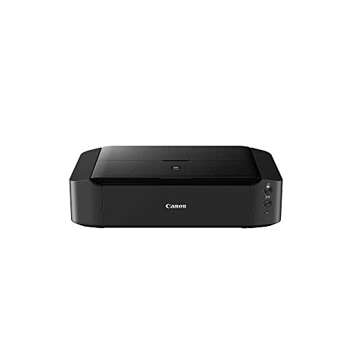 Canon PIXMA iP8750 Drucker Farbtintenstrahl Multifunktionsgerät DIN A3+ (Bürodrucker, Fotodruck, 9.600 x 2.400 DPI, WiFi, WLAN, USB, Cloud-Link, 6 Separate Tinten) schwarz von Canon