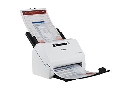 Canon R40 imageFORMULA Scanner Dokumentenscanner (Duplex Einzug, 600 DPI, Farbscan, Canon CaptureOnTouch Scanning Software, Readiris PDF Software, Cardiris Business Card Software) weiß, 4229C002 von Canon