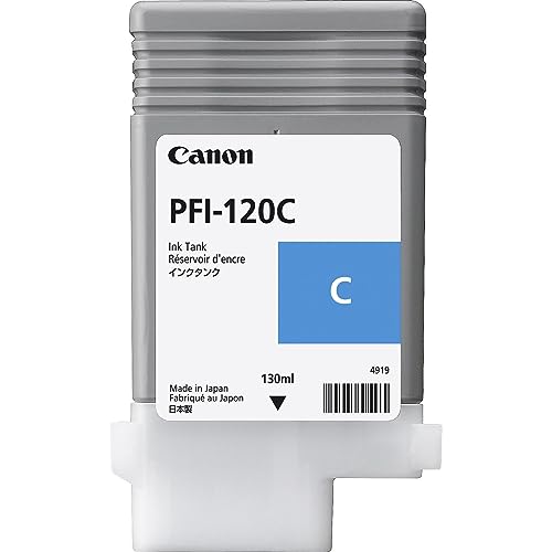 Canon Tintenpatrone PFI-120C Original Cyan 2886C001 Druckerpatrone von Canon