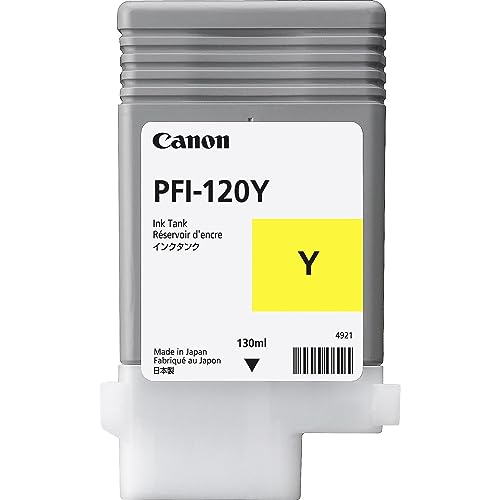 Canon PFI120Y passend für IPF TM200 Tinte gelb 2888C001 130ml von Canon