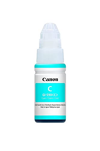 Canon Tintenbehälter GI-590 C cyan - Tintenpatrone 70 ml ORIGINAL für PIXMA Drucker MegaTank Canon Tintenbehälter GI-590 C cyan - Tintenpatrone 70 ml ORIGINAL für PIXMA Drucker MegaTank von Canon