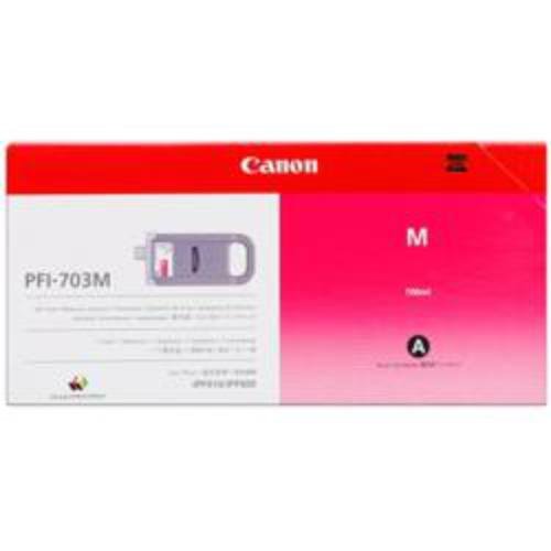 Canon Tintenpatrone PFI-703M Original Magenta 2965B001 Druckerpatrone von Canon