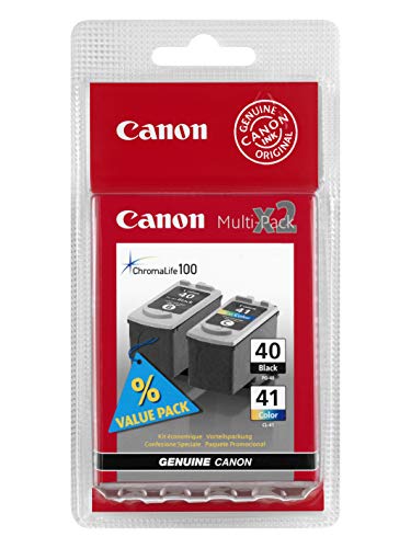 Canon Tintenpatrone PG-40 / CL-41 Multipack C/M/Y - 16 ml/12ml - Original für Tintenstrahldrucker von Canon