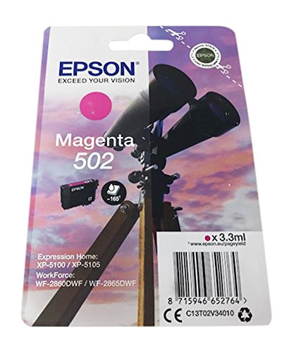 Druckerpatronen für Epson Expression Home XP5100, XP5105, Workforce WF2860DWF, WF2865DWF (Magenta) von Canon