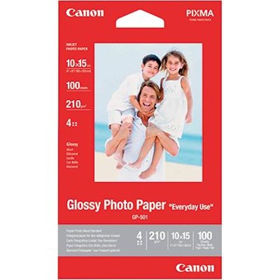 Fotopapier GP501/10x15 0775B003 210g 100 Blatt/Packung von Canon