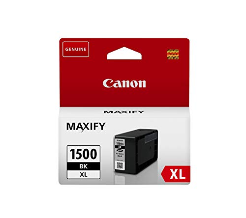 Canon PGI 1500XL BK Drucker-Tintenpatrone (Schwarz, 34,7 ml, 1200 Seiten). von Canon