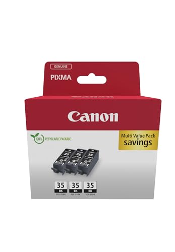 Canon Originaltinte PGI-35 (3 Tintenpatronen; 3X Schwarz) - Triple Pack von Canon