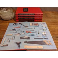 Vintage Rote Bücher, Vitrinenbücher, The Practical Handyman Es Encyclopedia 1963, Vol von CanontotheOrdinary