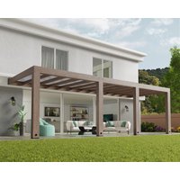 Terrassenüberdachung Helsinki 3X7.9 Grau von Canopia