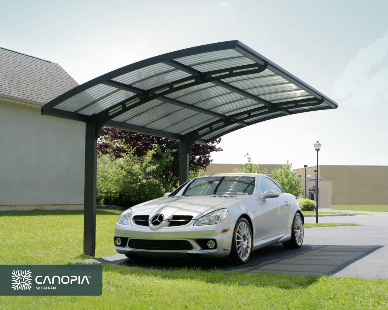 Canopia Carport Arizona Wave  495 x 578 cm anthrazit von Canopia