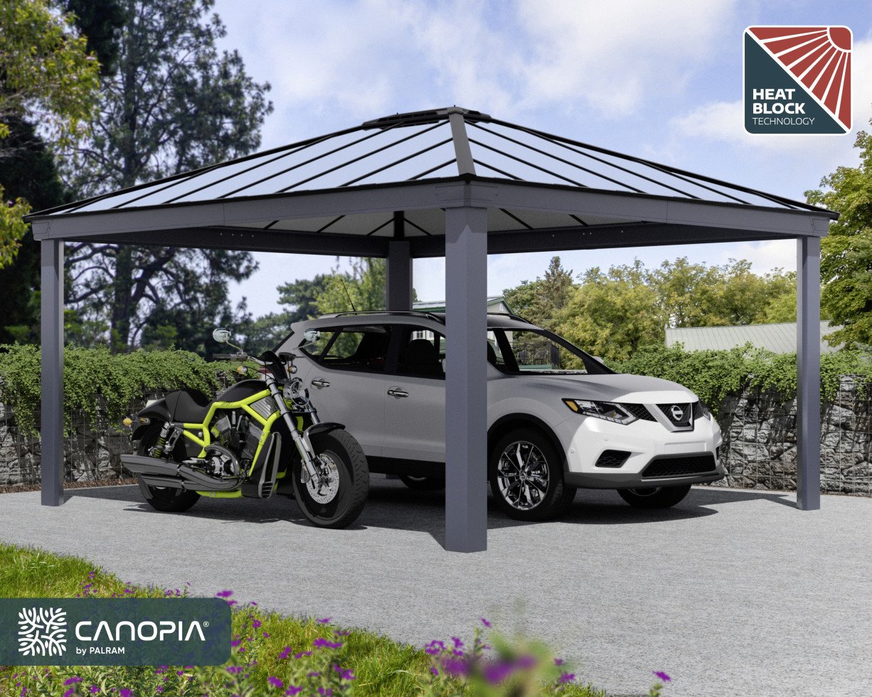 Canopia Carport Colorado Grau Alu 426 x 487 cm Canopia Carport Colorado Grau Alu 426 x 487 cm von Canopia