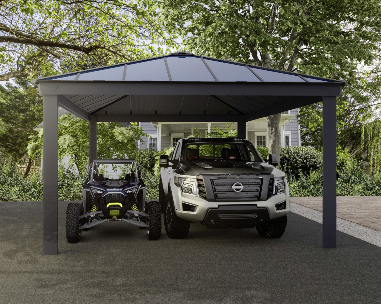 Canopia Carport Colorado Grau Alu 612 x 426 cm Canopia Carport Colorado Grau Alu 612 x 426 cm von Canopia