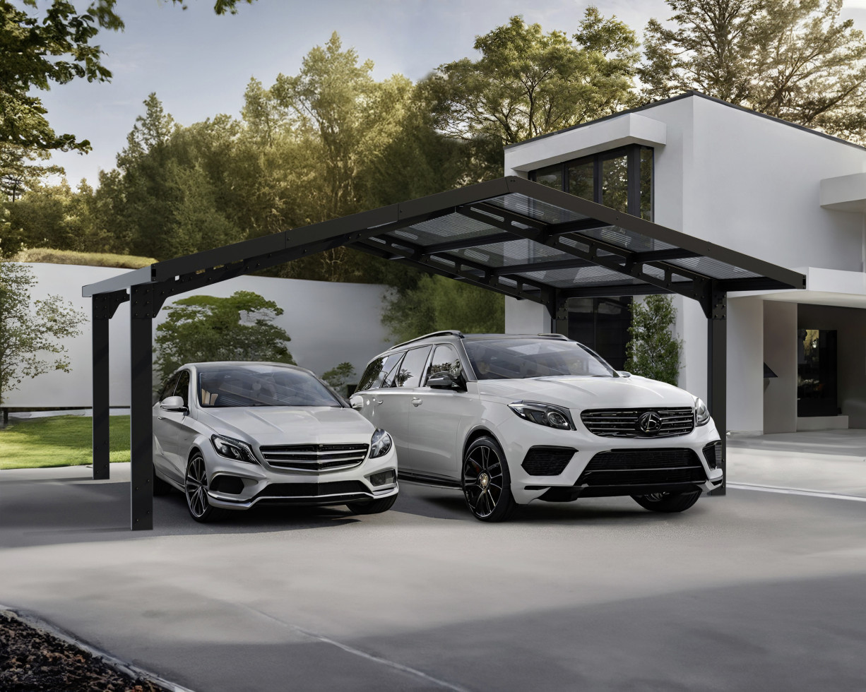 Canopia Carport Sydney Apex  Schwarz Alu 57 2 x586 cm Canopia Carport Sydney Apex  Schwarz Alu 57 2 x586 cm von Canopia