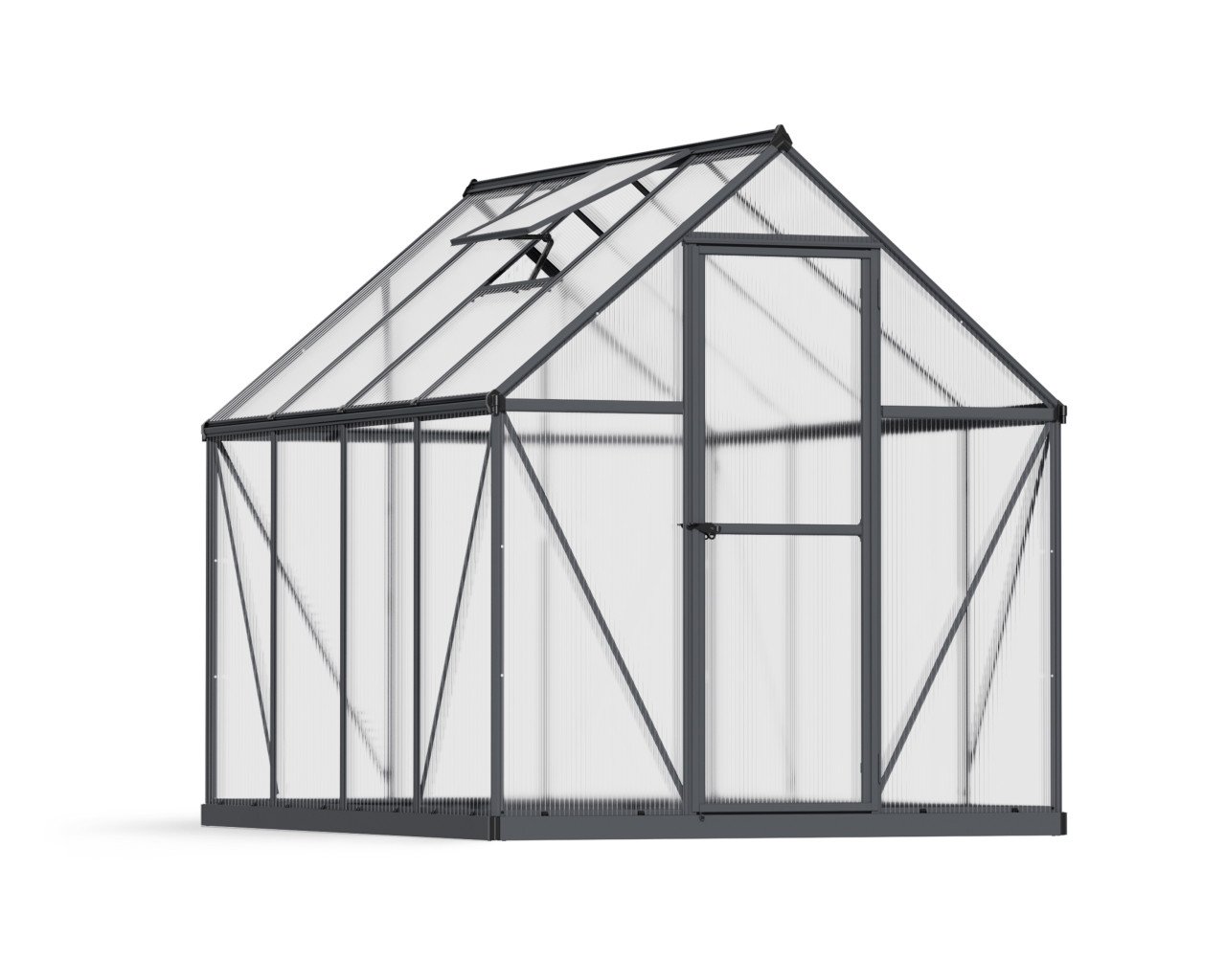 Canopia Gewächshaus Mythos Alu grau 247 x 185 cm von Canopia