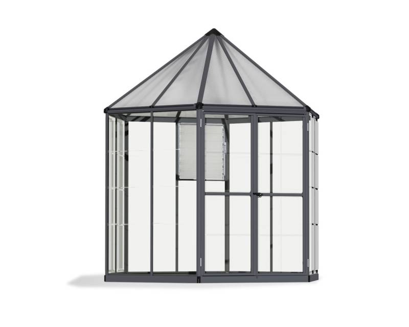 Canopia Gewächshaus Oasis 8 Alu grau 247 x 213 cm von Canopia