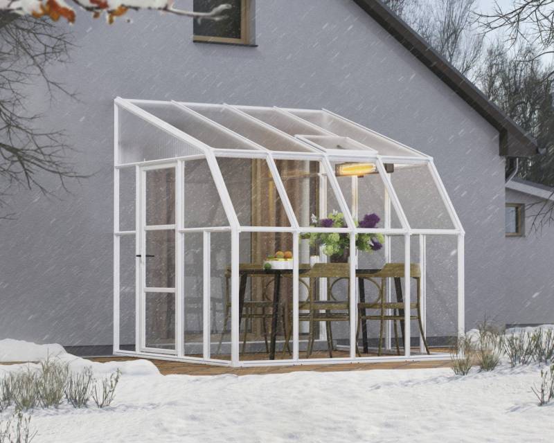 Canopia Gewächshaus Sun Room PVC weiß 322 x 257 cm von Canopia