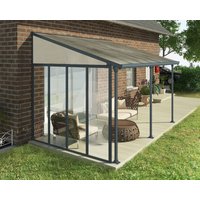 Seitenwand  Terrassenüberdachung "FERIA" 3m, Grau von Canopia