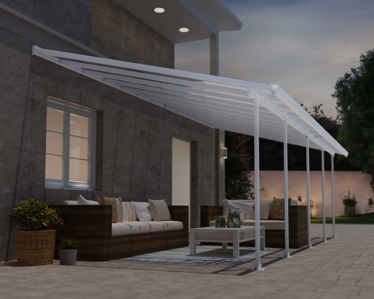 Canopia Terrassendach 787 x 400 cm weiß Canopia Terrassendach 787 x 400 cm weiß von Canopia