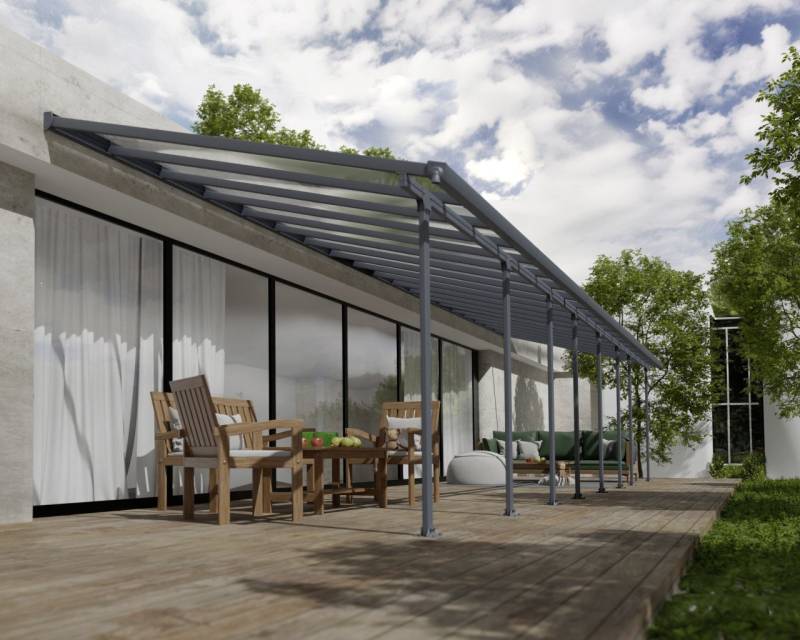 Canopia Terrassenüberdachung Feria 1156 x 294 cm anthrazit von Canopia