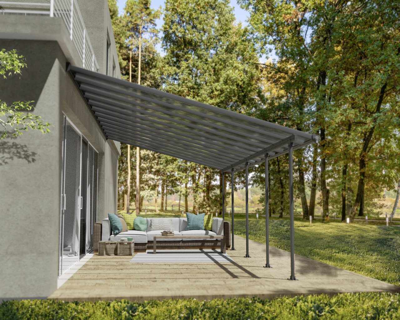 Canopia Terrassenüberdachung Feria 400 x 787 cm anthrazit Canopia Terrassenüberdachung Feria 400 x 787 cm anthrazit von Canopia