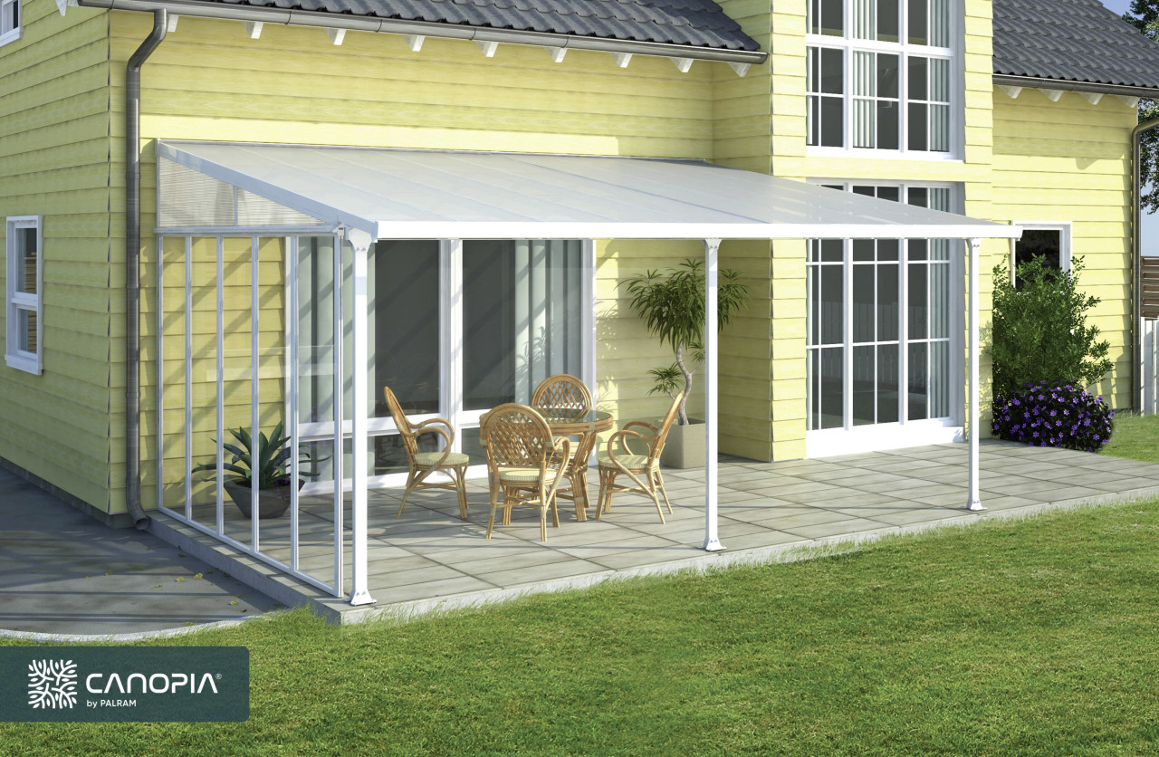 Canopia Terrassenüberdachung Feria 606 x 380 cm weiß Canopia Terrassenüberdachung Feria 606 x 380 cm weiß von Canopia