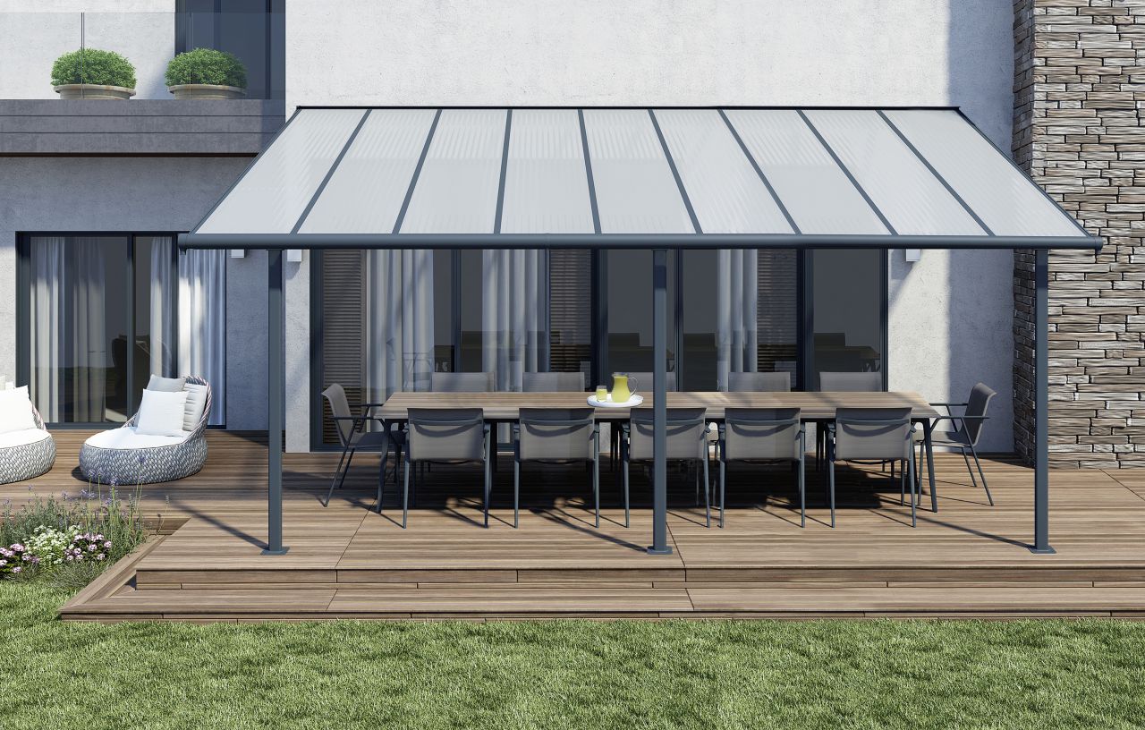 Canopia Terrassenüberdachung Sierra 555 x 295 cm anthrazit Canopia Terrassenüberdachung Sierra 555 x 295 cm anthrazit von Canopia